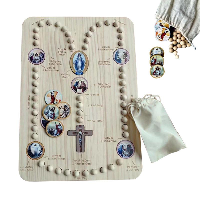 Jewelry Making Board - Houten Rozenkrans Kralen Board Met 54