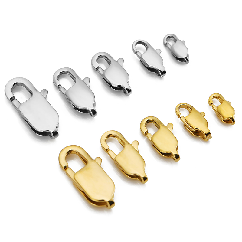 Lobster Clasp Silver - 10 stks High End Kwaliteit Goud