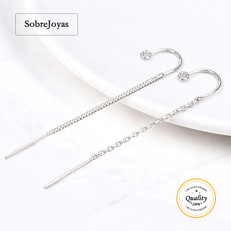Jewelry Making Dc - 925 Sterling Zilver U-Threader Oorcomponenten met
