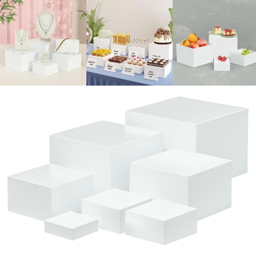 Jewelry Making Board - 7-delige acryl kubus display box Riser