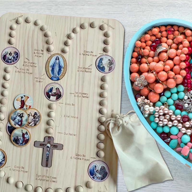 Houten Rozenkrans Kralen Board - Jewelry Making Board recensie en prijs