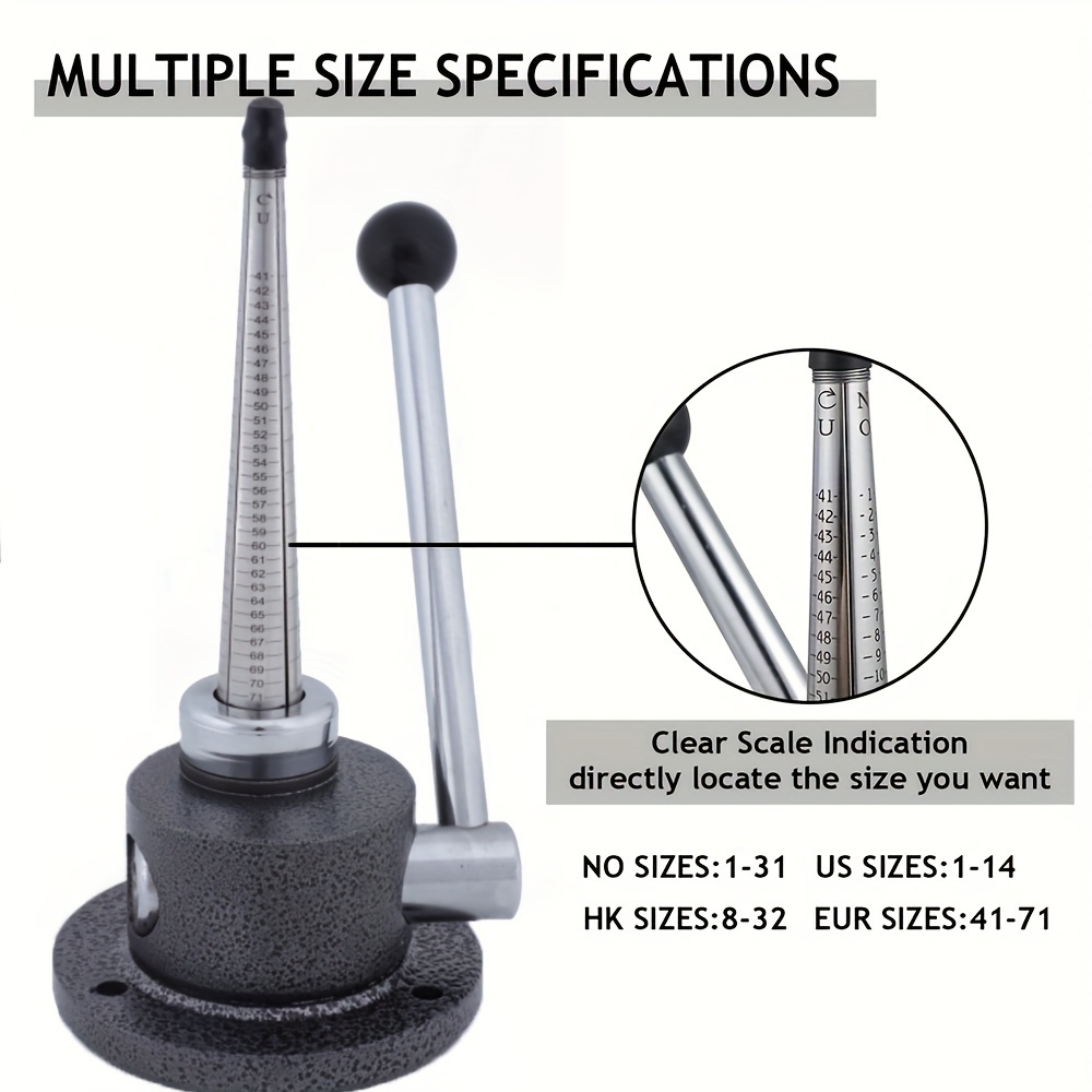 Ring Sizer Doorn met 4 Schalen - Jewelry Making Machines recensie en prijs